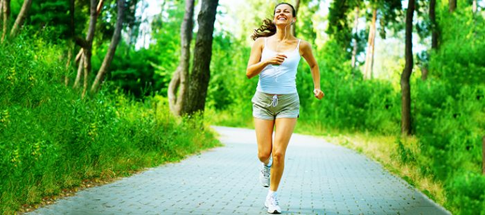 girl running