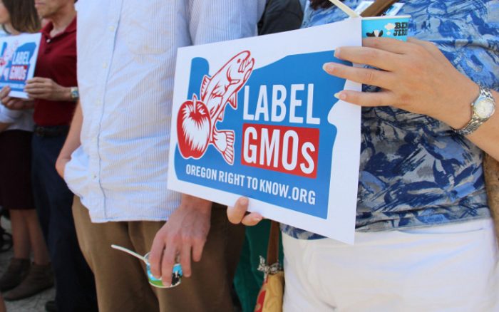 gmo labeling oregon sign