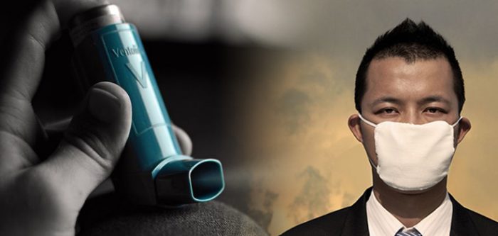 inhaler for air pollution