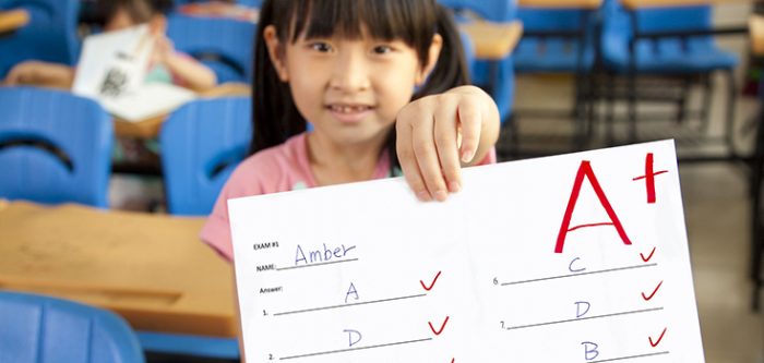 kids test grade