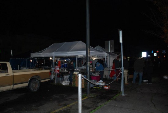 Thanksgiving tent.