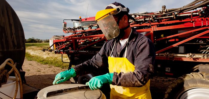 pesticides mixing