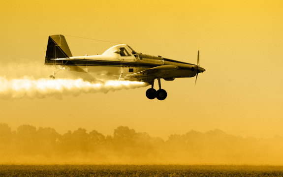 pesticides plane