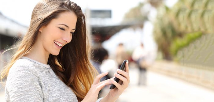 girl on cell phone