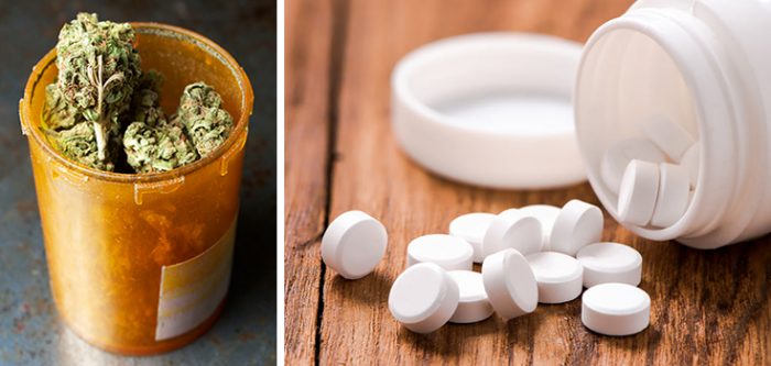 pills and marijuana