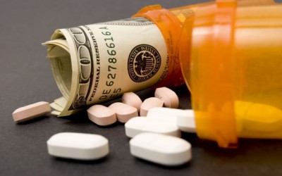 pills and money