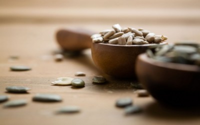 pumpkin and sunflower seeds