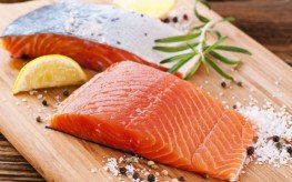 salmon cooked 263x164 Diet Rich in Omega 3s Found to Inhibit Breast Cancer Tumor Growth by 30%