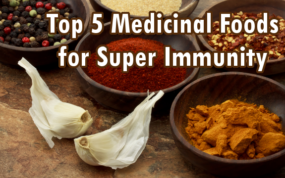 Top 5 Medicinal Foods For Super Immunity