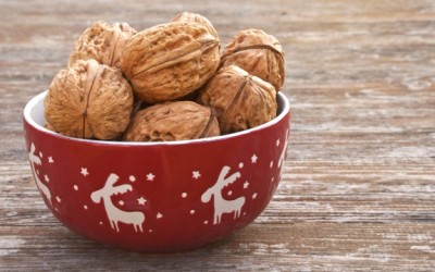 walnuts in a bowl