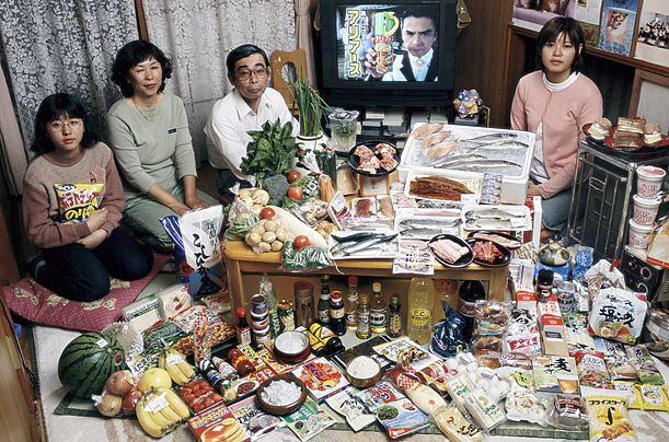 Amazing Photos Show What the World Really Eats whatjapaneat