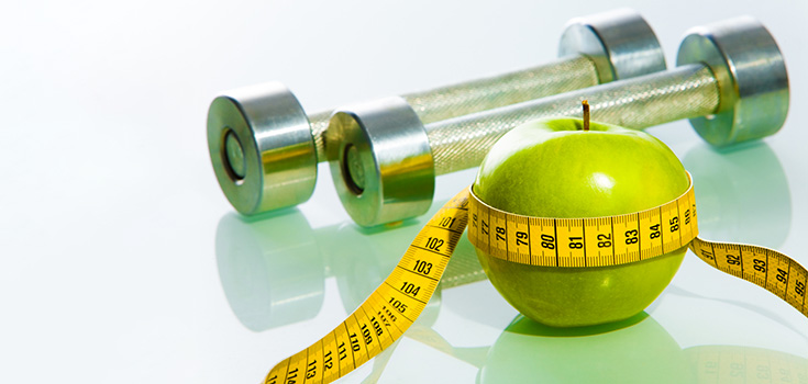 weight loss weights and apple