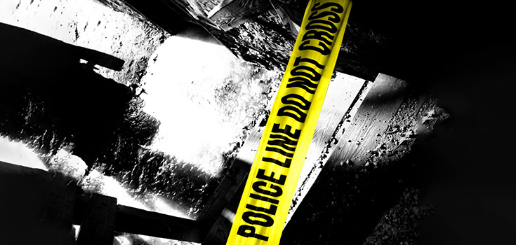 crime scene yellow tape