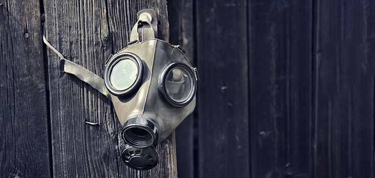 toxic gas mask