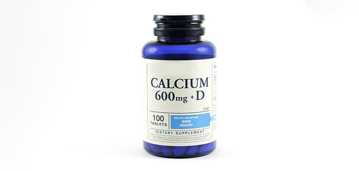 calcium supplement bottle