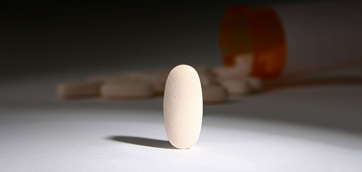 white pill medication