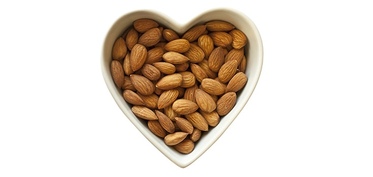 almonds heart health