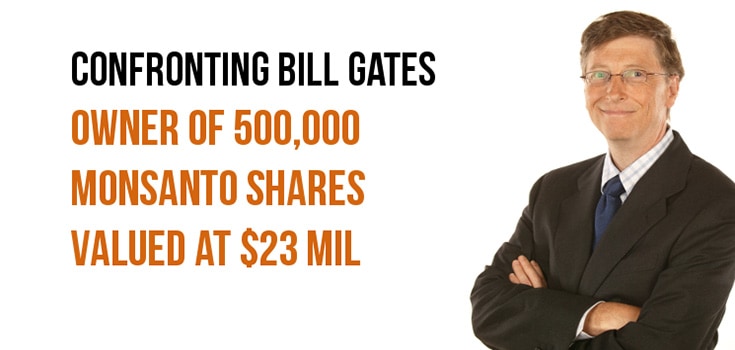 Bill Gates Dodges Questions on Why He Owns 500,000 Shares of Monsanto