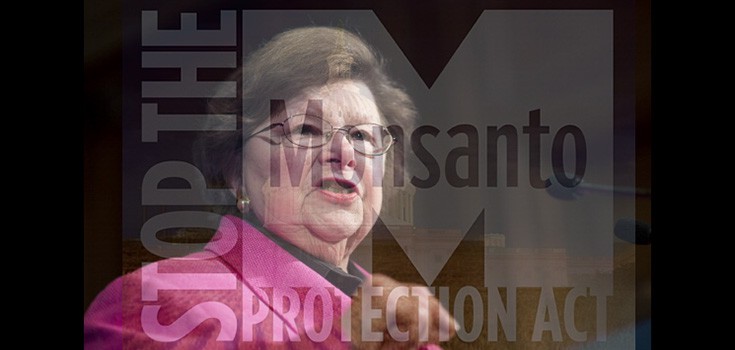 senator Mikulski monsanto protection act
