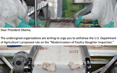 Organizations, Congress Ask Obama to Halt Funky Chicken Rules