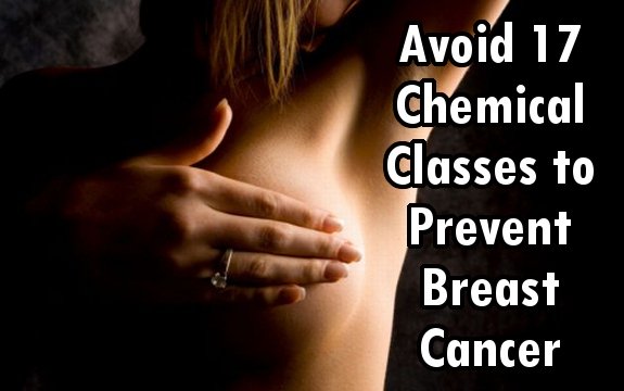 Analysis Says to Avoid 17 Chemical Classes to Prevent Breast Cancer