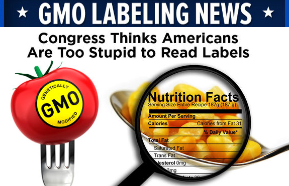Congress Says Americans Are Too Stupid to Read GMO Food Labels