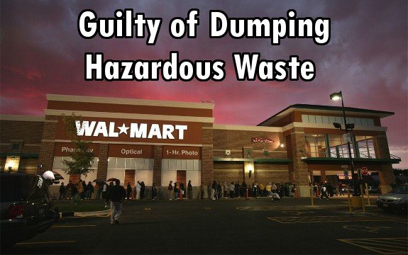 Walmart toxic waste