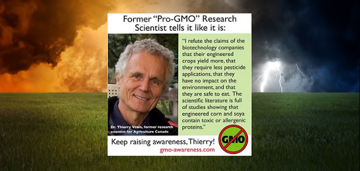 Former Pro-GMO Biotech Scientist Admits GMOs Aren’t Safe, Refutes Claims by Monsanto