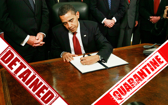 Obama Signs Executive Order 13295 – Detention of Americans with “Respiratory Illnesses”