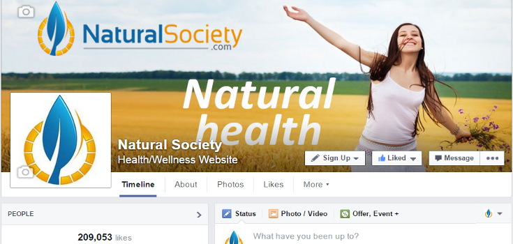 Grassroots: Natural Society Reaches Beyond 209,000 Followers on Facebook