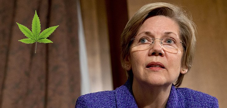 US Senator Elizabeth Warren “Open” to Legalizing Marijuana