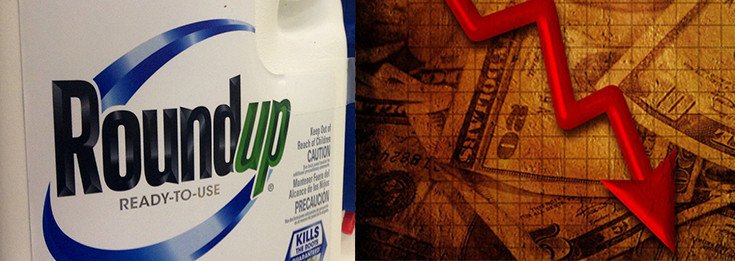Monsanto’s Roundup Sales Plummeting, Driving Overall 12% Sales Decrease in Just 3 Months