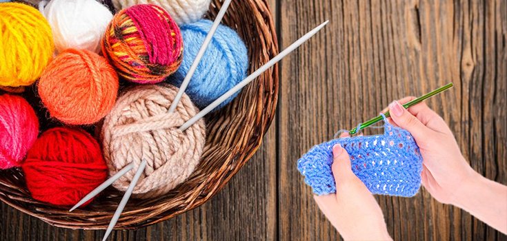 yarn, knitting