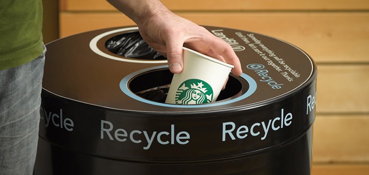 Starbucks Testing Recyclable Cups in the UK to Tackle Waste