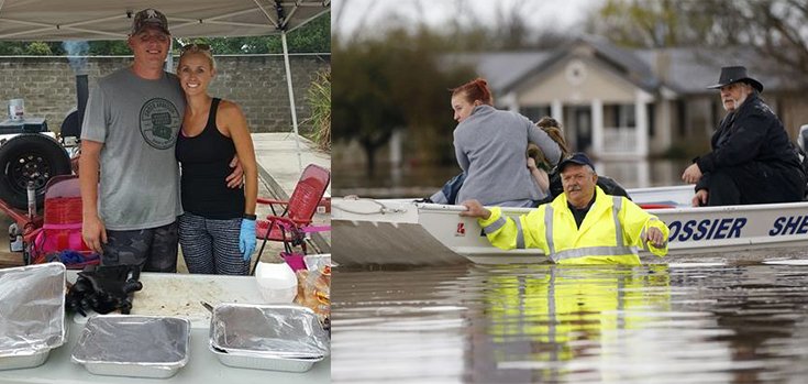 Couple Cooks Up a Feast for Louisiana Flood Victims