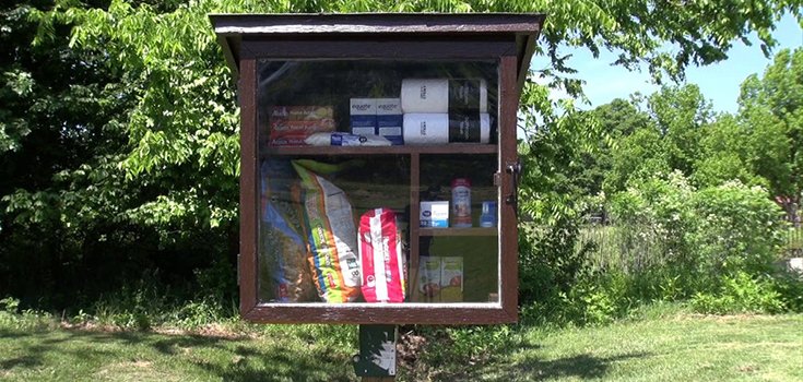 Check it Out – 2 Towns Set Up ‘Little Free Pantries’ for the Public