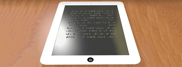Engineers are Creating a Braille-Based “Kindle” for the Blind