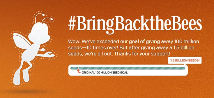General Mills Offers 100 Million Free Wildflower Seeds to #BringBacktheBees