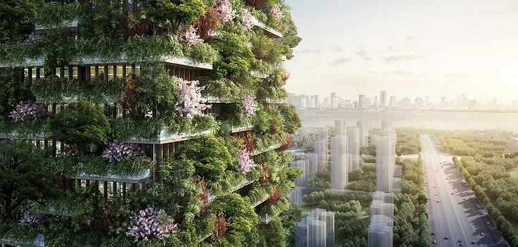 China Is Building Vertical Forests in Nanjing to Fight Pollution