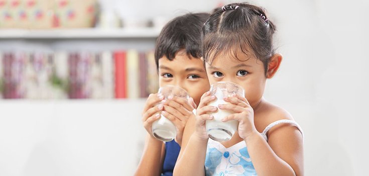 Toddlers who Drink Non-Cow’s Milk may be Shorter than Their Peers