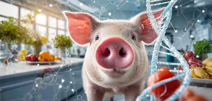 gene-edited pig dna
