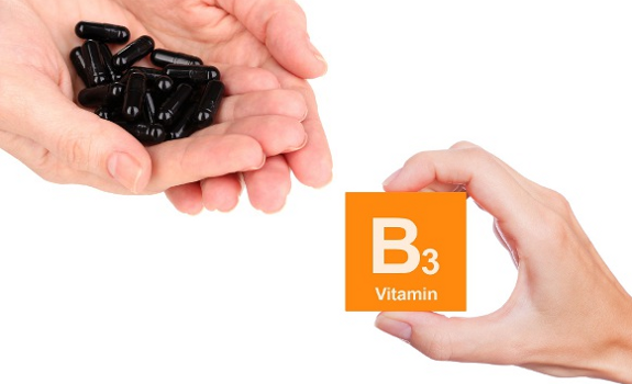 activated charcoal, vitamin B3