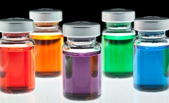 colorful chemicals