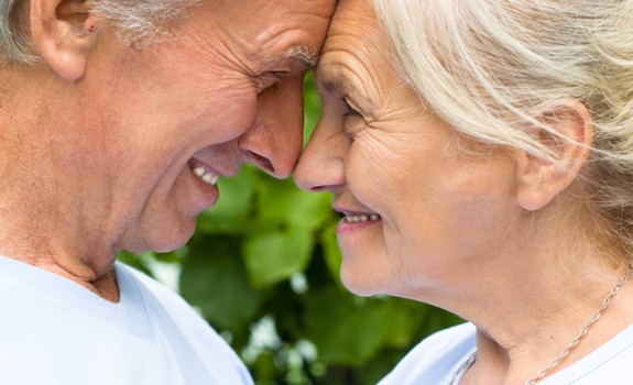 elderly couple