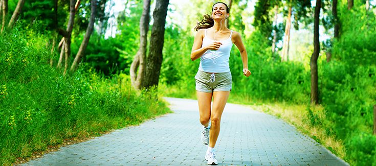 girl running
