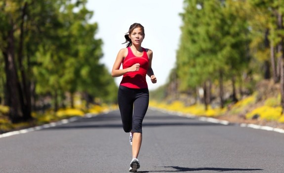 girl running