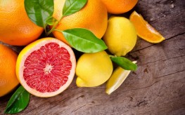 grapefruit and lemons