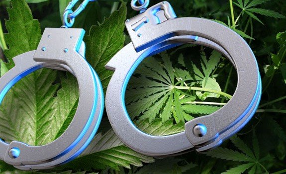 marijuana handcuffs