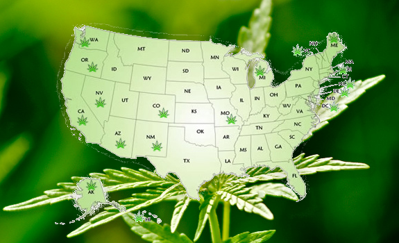 marijuana map