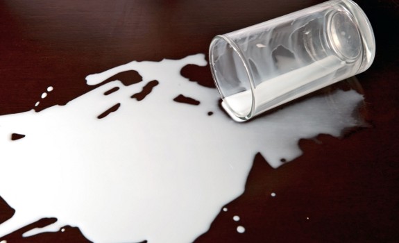 spilled milk